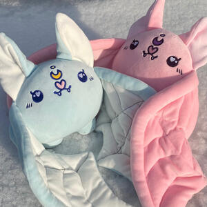weighted bat plushies